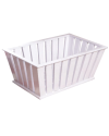 White Solid Wood Vase White Solid Wood Vase